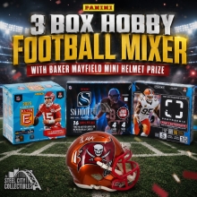 2025 Panini 3 Box Football Hobby Mixer Random Divison Group Break #1 - Brett ( Baker Mayfield Mini Helmet Prize)