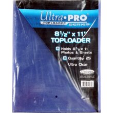 8.5x11 Ultra Pro Toploaders Pack of 25