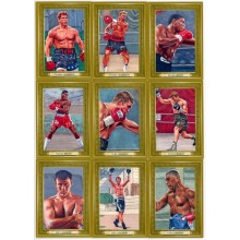 2011 Ringside Boxing Round 2 Turkey Red Gold 64-Card Insert Set (94-157)