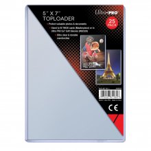 5x7 Ultra Pro Toploaders Pack of 25