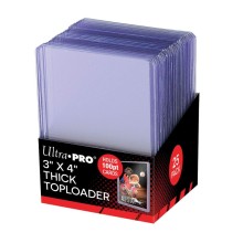 3x4 Ultra Pro Thick 100pt Toploaders Pack of 25