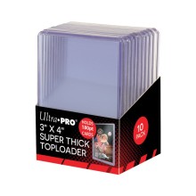 3x4 Ultra Pro Super Thick 180pt Toploaders Pack of 10