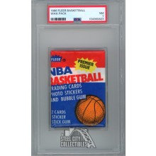 1986-87 Fleer Basketball Wax Pack Graded PSA 7