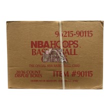 1990-91 NBA Hoops Series 1 Basketball 20-Box Case