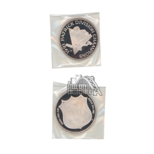 1991 Pittsburgh Penguins Patrick Division Champions 1 Troy Ounce Silver Coin .999 Fine Silver
