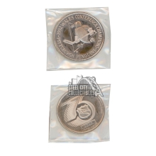 1992 Pittsburgh Penguins Wales Champions 1 Troy Ounce Silver Coin.999 Fine Silver