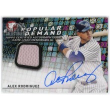 Alex Rodriguez 2022 Topps Pristine Popular Demand Patch Autograph Card #PDAR-ARD