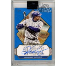 Alex Rodriguez 2022 Topps Luminaries Hit Kings Blue Autograph Card #HK-ARR 4/5