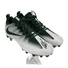 AJ Brown Autographed Nike VPR Green & White Football Cleats - BAS