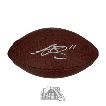 AJ Brown Autographed Wilson Football - BAS