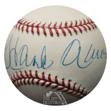 Hank Aaron Autographed OML Bud Selig Baseball- JSA LOA YY40695