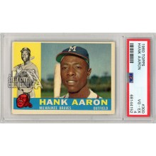 Hank Aaron 1960 Topps Baseball Card #300 PSA 4