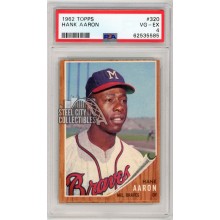 Hank Aaron 1962 Topps Baseball Card #320 PSA 4