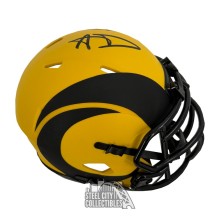 Aaron Donald Autographed Los Angeles Rams RAVE Mini Football Helmet - BAS