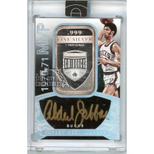 Kareem Abdul-Jabbar 2014-15 Panini Eminence MVP Silver Bar Autograph Card #MVP-KAJ1 7/10