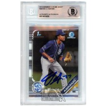 CJ Abrams 2019 Bowman Draft Chrome 1st Bowman Autograph RC Card #BDC-85 BAS