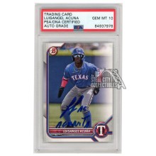 Luisangel Acuna 2022 Bowman "Acunita" Autograph Card #BP-72 PSA/DNA 10