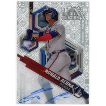 Ronald Acuna 2018 Bowman High Tek Prospect Autograph Card #PHT-RA