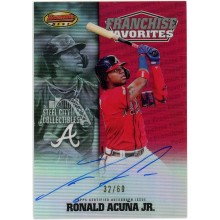 Ronald Acuna Jr 2020 Bowman's Best 2000 Franchise Favorites Autograph 32/60