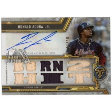 Ronald Acuna Jr 2020 Topps Triple Threads Game-Used Relic Autograph 5/18