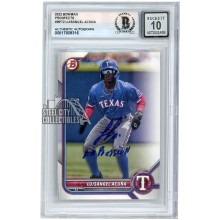 Luisangel Acuna 2022 Bowman "La Pression" Autograph Card #BP-72 BAS 10