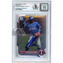 Luisangel Acuna 2022 Bowman Chrome Autograph Card #BCP-232 BAS 10