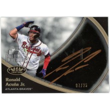 Ronald Acuna Jr 2020 Topps Tier One Talent Autograph Card #T1TA-RAJ 7/25
