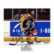 Adam Oates HOF 12 Autographed Boston Bruins 8x10 Hockey Photo - BAS