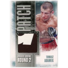 Tomasz Adamek 2011 ITG Ringside Boxing Silver Fight-Worn Patch #P-01