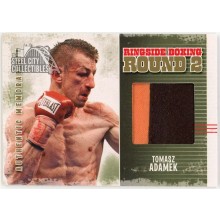Tomasz Adamek 2011 ITG Ringside Boxing Gold Trunks Card #AM-28 /10 (Orange&Black)