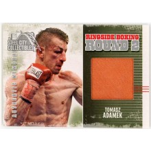 Tomasz Adamek 2011 ITG Ringside Boxing Silver Trunks Card #AM-28 (Orange)