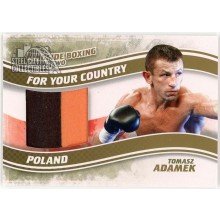 Tomasz Adamek 2011 ITG Ringside Boxing For Your Country Gold Trunks Card #FYC-11 /10