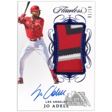 Jo Adell 2020 Panini Flawless Sapphire Patch Autograph Card #PA-JA 01/10