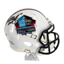 Adrian Peterson Autographed Hall of Fame Football Mini Helmet - JSA (Black Ink)