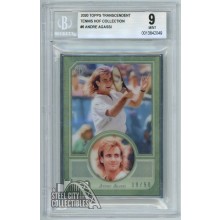Andre Agassi 2020 Topps Transcendent Tennis HOF Card #6 /50 BGS 9 Mint
