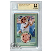 Andre Agassi 2020 Topps Transcendent Tennis Card #6 /50 BGS 9.5 Gem Mint