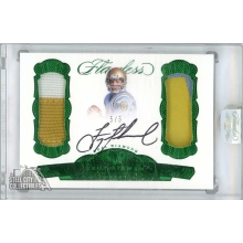 Troy Aikman 2017 Panini Flawless Collegiate Dual Patch Autograph Card #DDM-TA 5/5