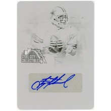 Troy Aikman 2014 Panini National Treasures Printing Plate Auto #S-TA 1/1