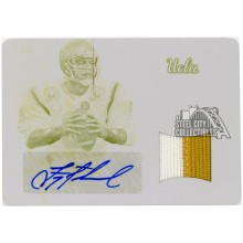 Troy Aikman 2015 National Treasures Collegiate Game-Used Patch Auto Plate 1/1