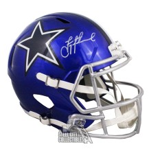 Troy Aikman Autographed Dallas Full Size Flash Replica Football Helmet - BAS