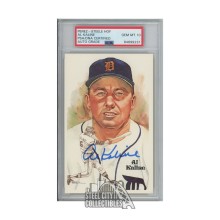 Al Kaline Autographed Perez Steele Postcard - PSA/DNA 10