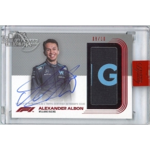 Alexander Albon 2022 Topps Dynasty F1 Patch Autograph Card #DAP-AA 8/10