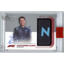 Alexander Albon 2022 Topps Dynasty F1 Patch Autograph Card #DAP-AA 5/10