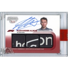 Alexander Albon 2022 Topps Dynasty F1 Triple Relic Patch Autograph Card #SDTRA-AAI 4/5