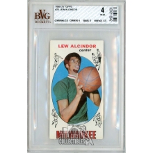 Lew Alcindor 1969-70 Topps Basketball Rookie Card #25 BVG 4 (542)