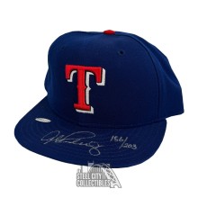 Alex Rodriguez Autographed Texas Rangers Baseball Cap Hat - UDA