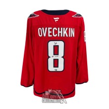 Alexander Ovechkin 895 INSC Autographed Washington Capitals Red Fanatics Premium Hockey Jersey - Fanatics