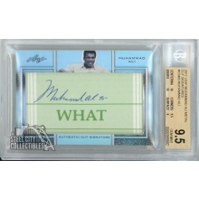 Muhammad Ali 2011 Leaf Metal Cut Signature Autograph Card #CSM-3 14/20 BGS 9.5