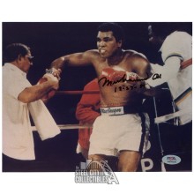 Muhammad Ali Autographed "12-23-89" 8x10 Photo - PSA/DNA LOA