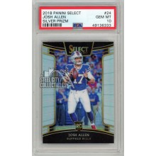 Josh Allen 2018 Panini Select Silver Concourse Rookie Card #24 PSA 10